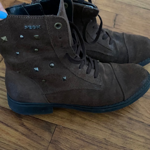 Geox Shoes Brown Geox Boots Poshmark